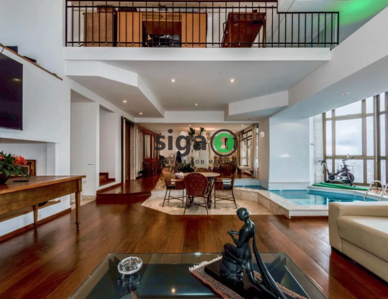 Imagem Apartamento Duplex a venda, de 339m, 3 quartos e 5 vagas.