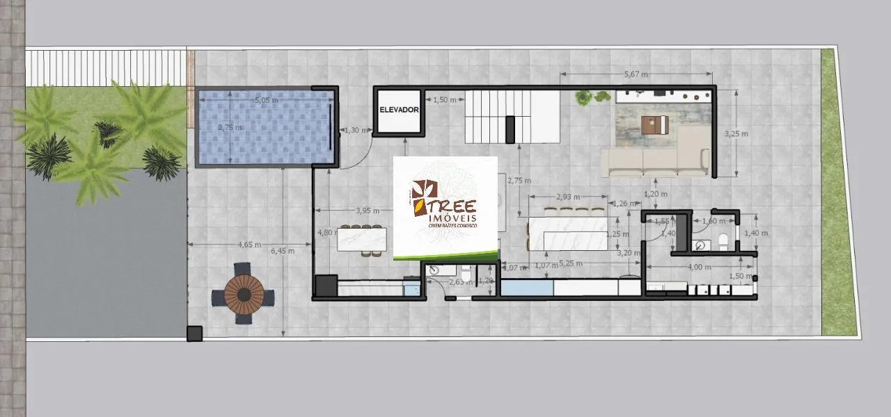 Imagem VENDA DE SOBRADO NOVO NO REAL PARK EM ARUJÁ/SP, 355m² com 4 suítes amplas, garagem coberta, piscina, espaço gourmet e elevador. CONSULTE-NOS.
