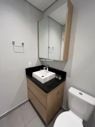 Imagem Apartamento para locação na Vila Madalena, com 2 quartos sendo 1 suíte, 2 banheiros, 1 vaga e 62m² de área