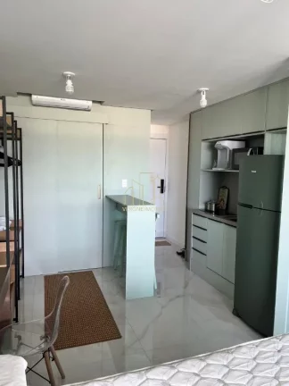 Imagem Studio reformado mobiliado com vista panorâmica para o mar varanda gourmet a venda em Armação