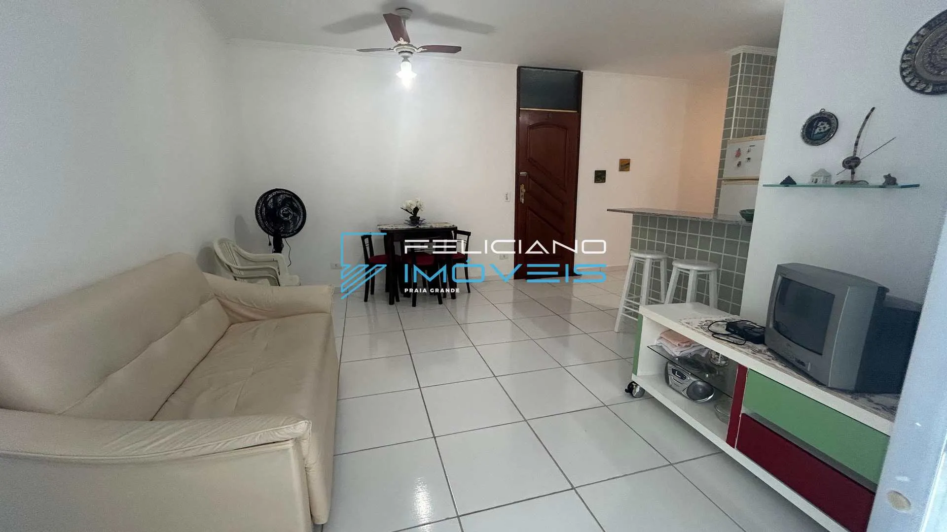 Imagem Apartamento com 1 quarto, Balneário Maracanã, Praia Grande - R$ 299 mil, Cod: 6955
