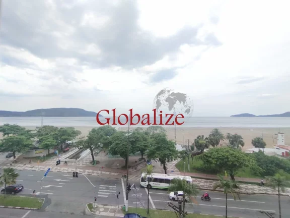 Imagem Apartamento à venda com 80m², 2 quartos e vista mar por R$729.000,00 no Gonzaga em Santos