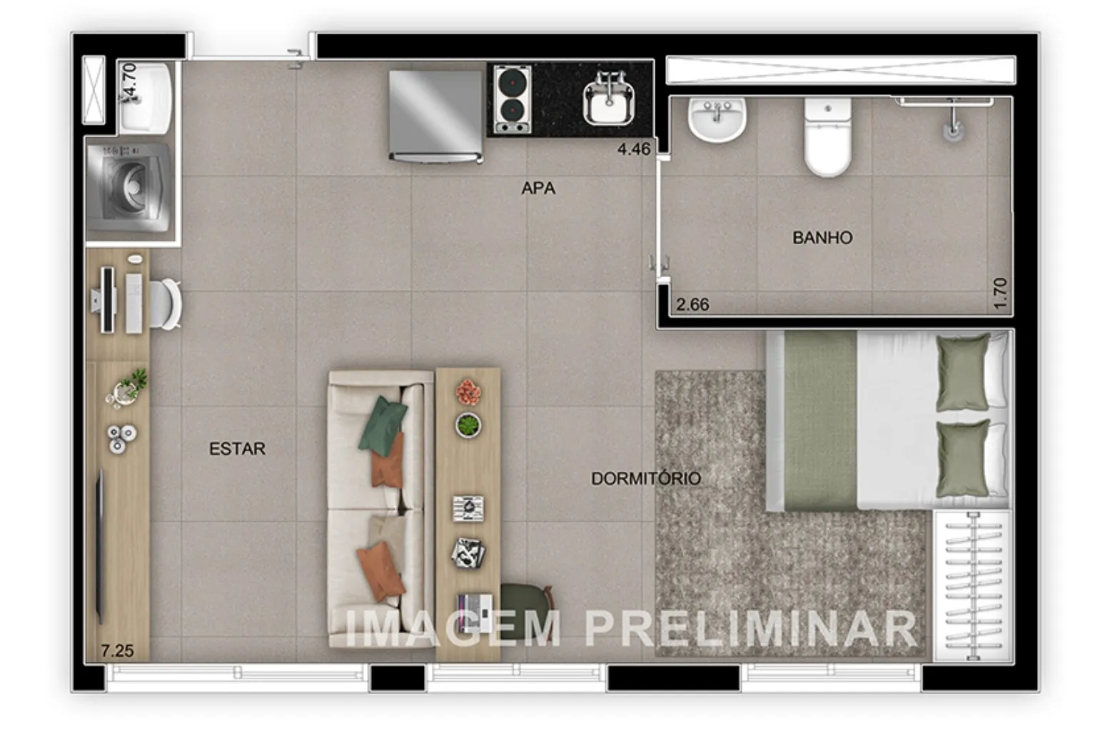 Imagem STUDIO RESIDENCIAL em São Paulo - SP, Mooca