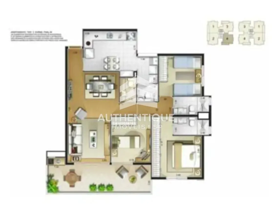 Imagem CASTELLO DI ROMA SBC - Apartamento à venda no bairro Centro - São Bernardo do Campo/SP