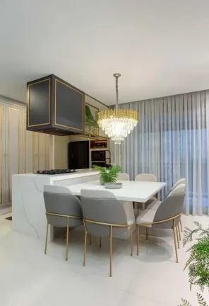 Imagem Apartamento com 3 dormitórios sendo 2 suítes e 3 vagas de garagem no Centro de Balneário Camboriú/SC