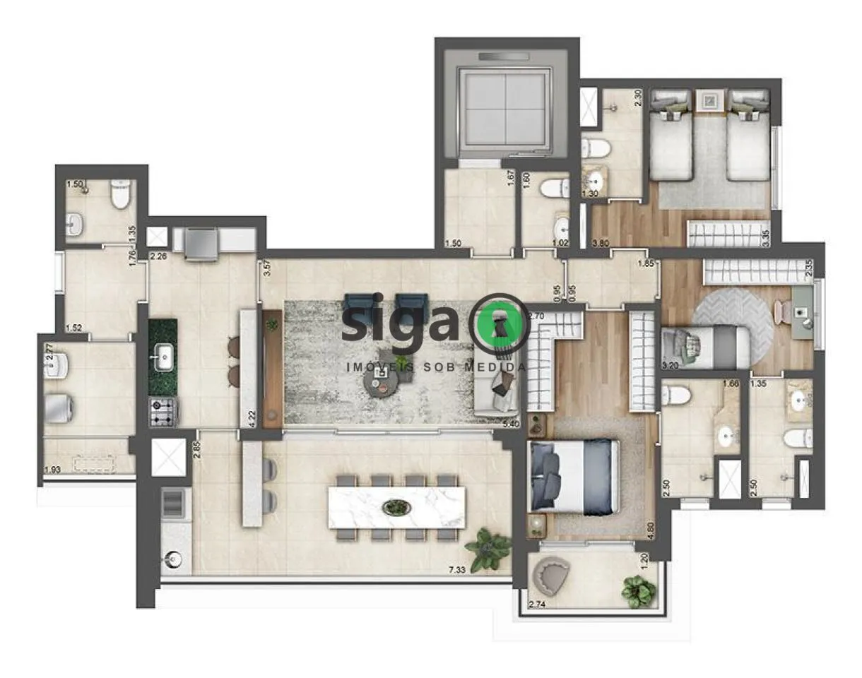 Imagem Apartamento para venda no Butantã, São Paulo - SP