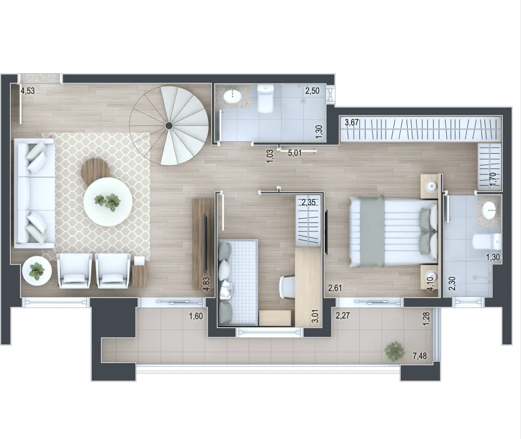 Imagem APARTAMENTO RESIDENCIAL em Curitiba - PR, Portão