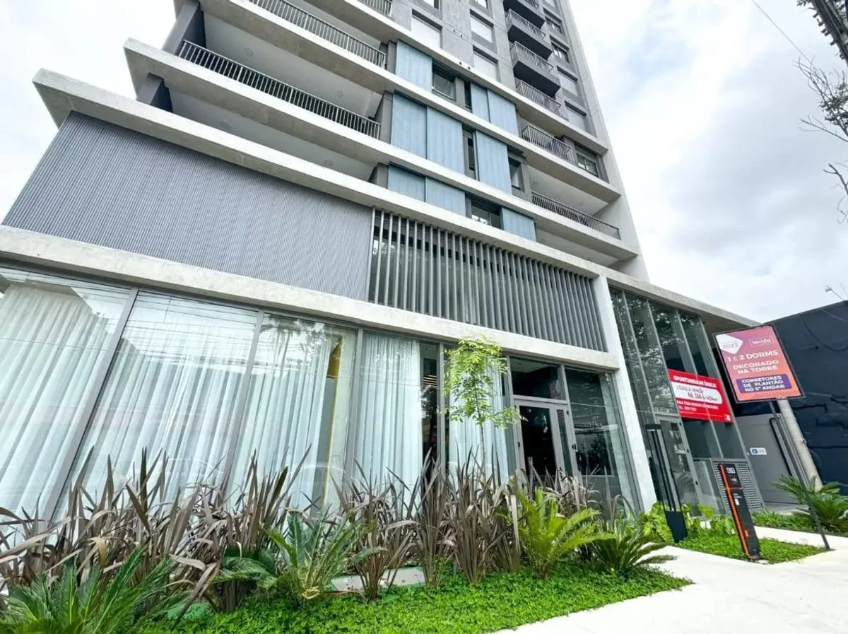 Imagem Apartamento com 1 Quarto para alugar, 25m² - Santo Amaro
