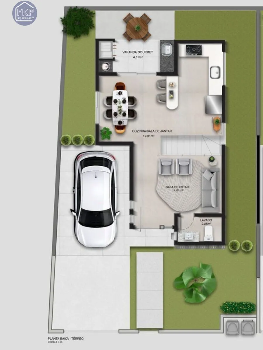 Imagem Casa Duplex 3 Suítes!
