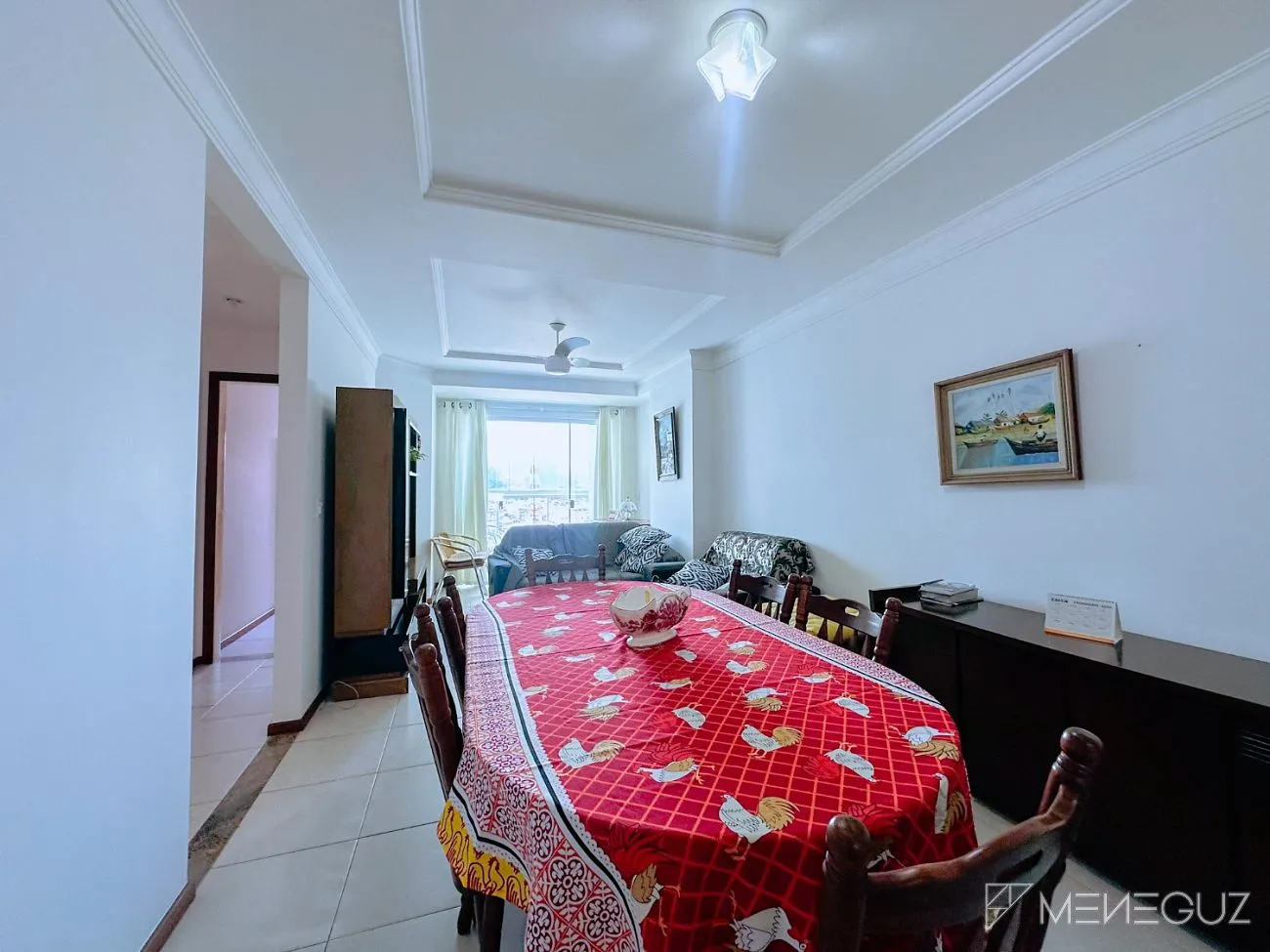 Imagem Apartamento Mobiliado na Praia do Morro - 3 Quartos em Prédio Frente Mar!