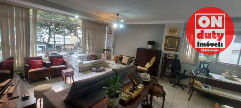 Imagem Apartamento à venda, 137 m² por R$ 780.000,00 - Gonzaga - Santos/SP