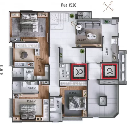 Imagem Apartamento à venda no bairro Centro - Balneário Camboriú/SC
