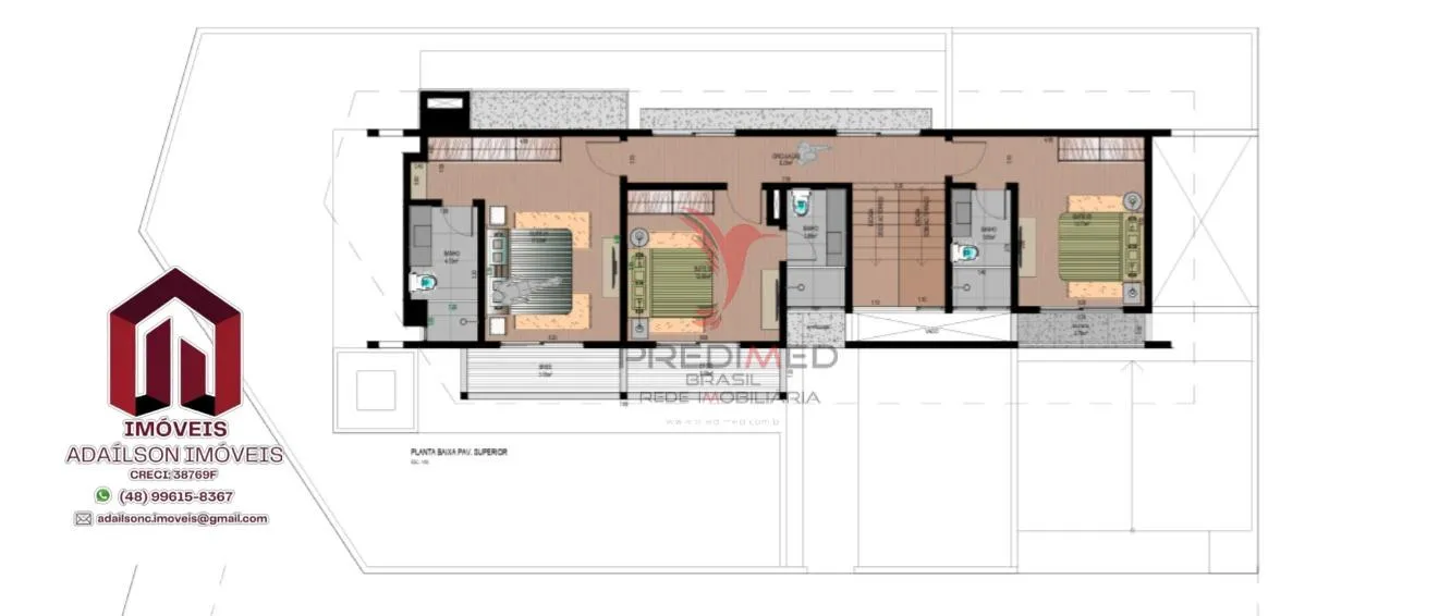 Imagem Venda - Casa de 3 quartos 3 suítes no bairro Rio Tavares, Florianópolis SC Brasil