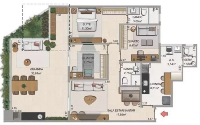 Imagem COBERTURA RESIDENCIAL em Rio de Janeiro - RJ, Recreio dos Bandeirantes