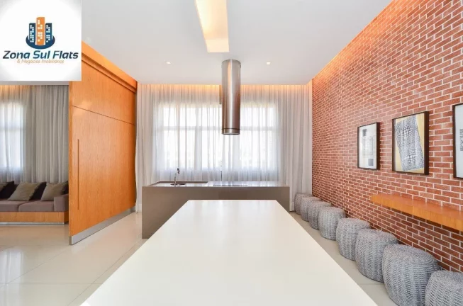 Imagem Apartamento à Venda No Brooklin Com 2 Dormitórios Sendo 1 Suíte e 2 Vagas - Varanda Gourmet