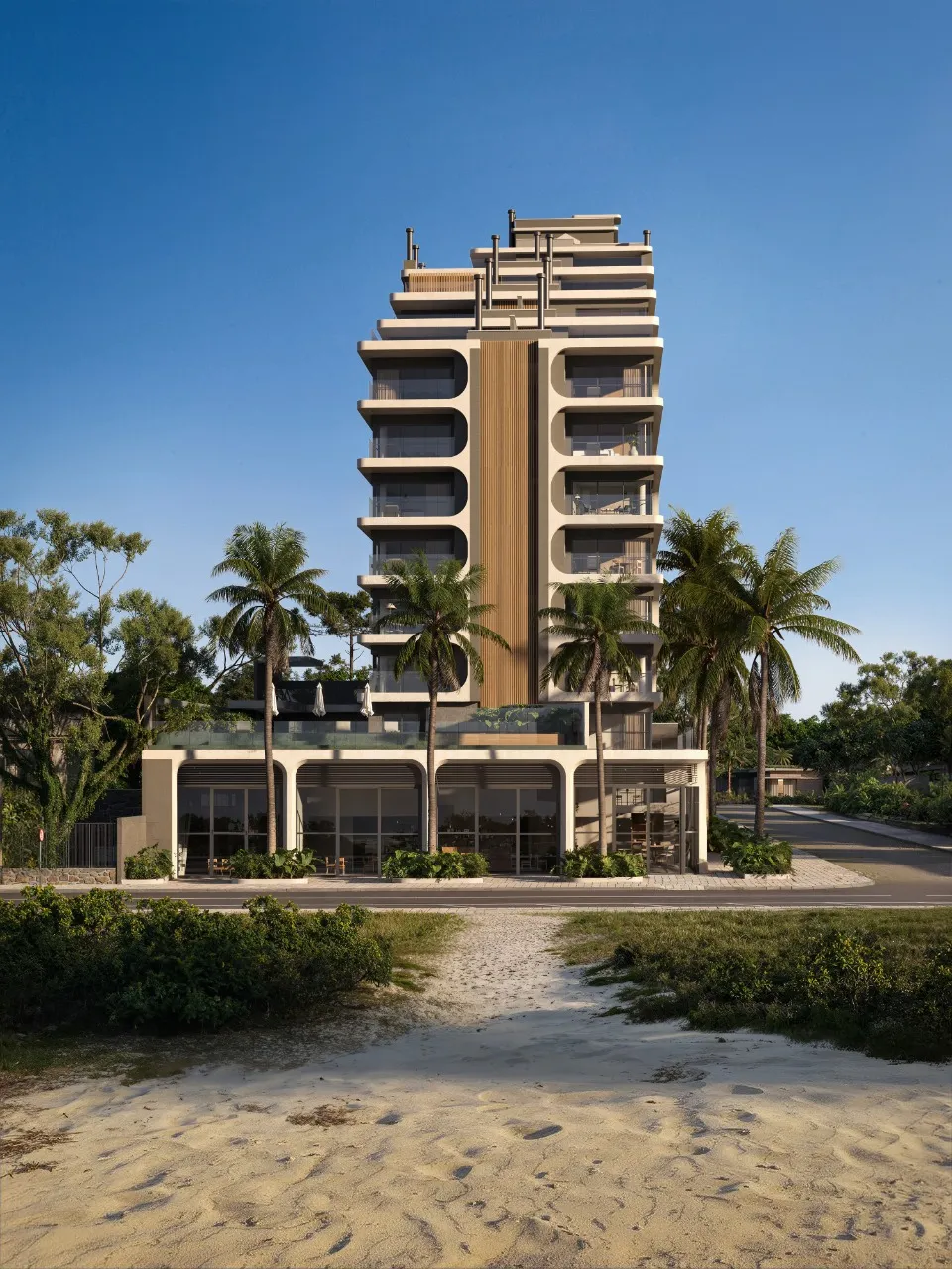 Imagem O BYOMA Residencial e Comercial está localizado de frente para o mar, no nobre Balneário Rainha do...