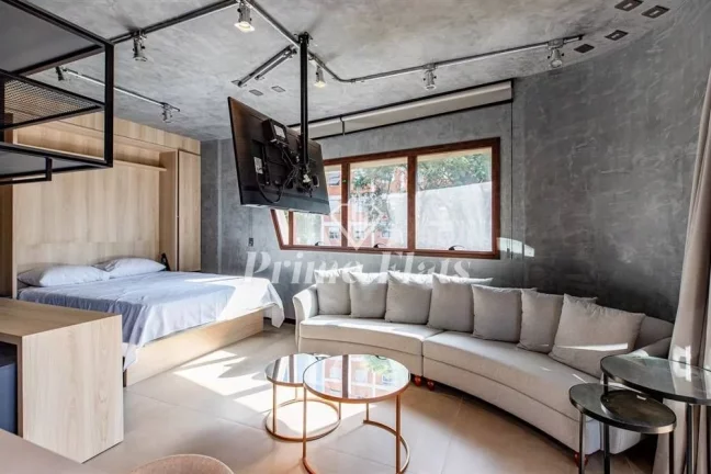 Imagem Flat disponível para venda no Cyrela by Pininfarina no Itaim Bibi, com 49m², 1 dormitório e 1 vaga