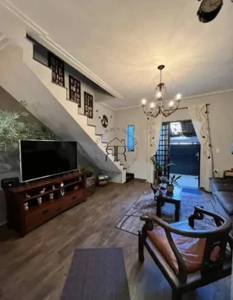 Imagem Sobrado com 2 dormitórios com 2 suites, tds com armários planejados, suítes com armario, box blin...