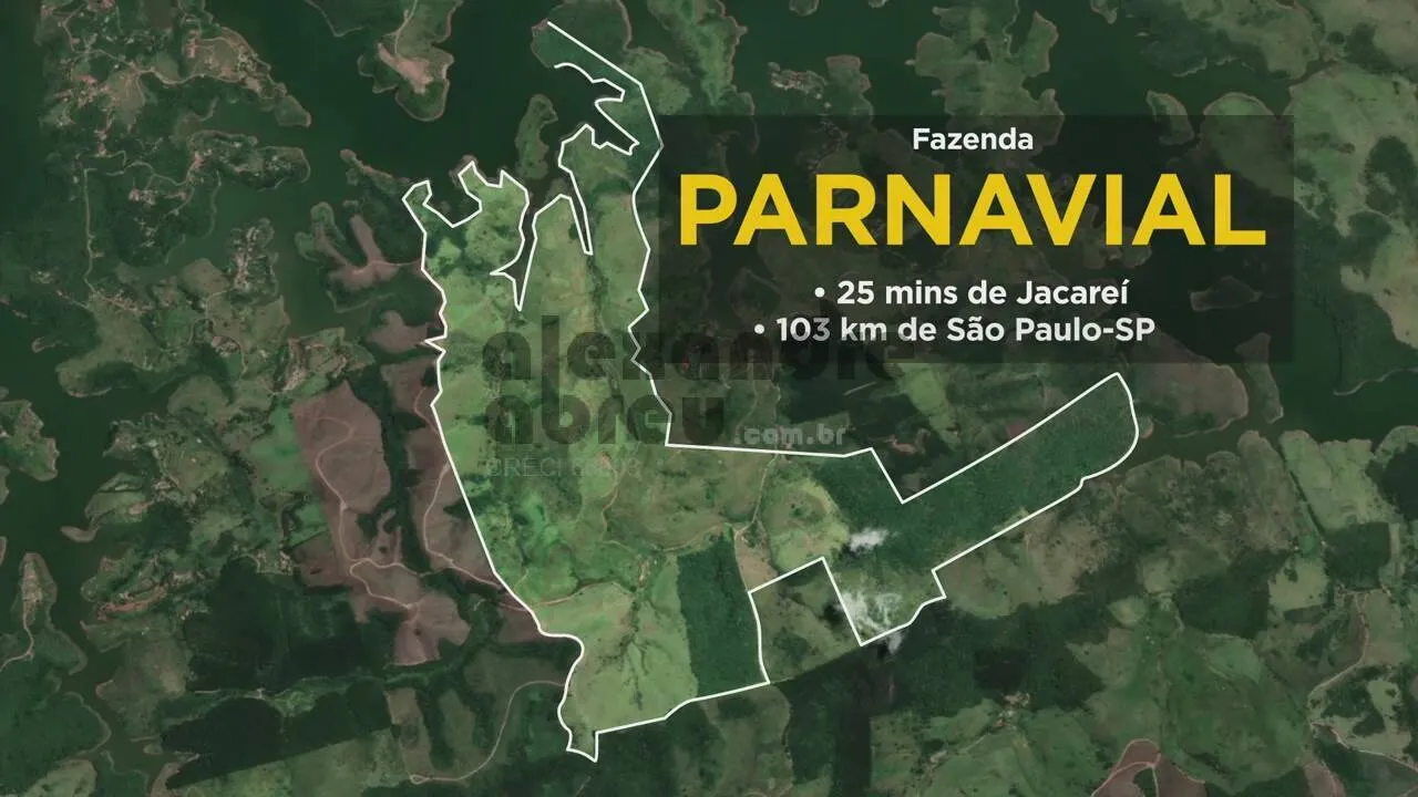 Imagem Fazenda de 130 alqueires à venda em Santa Branca com diversos córregos