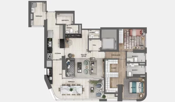 Imagem Cobertura Duplex à Venda Na Chácara Santo Antônio - Parque da Cidade - Alto padrão