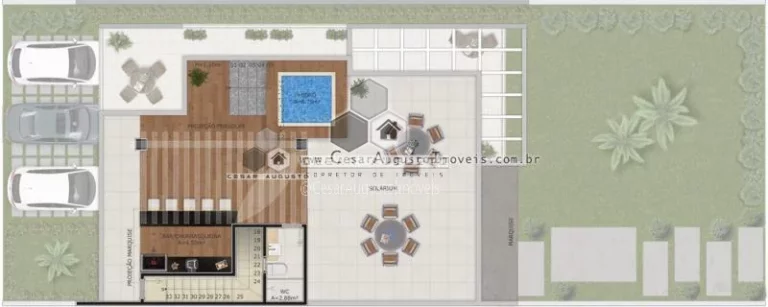 Imagem Carmel Bosque DUO - Casas duplex em condominio de luxo na sapiranga