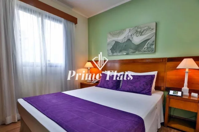 Imagem Flat disponível para venda Quality Suítes Long Stay Vila Olímpia, com 52m², 2 dormitórios e 1 vaga