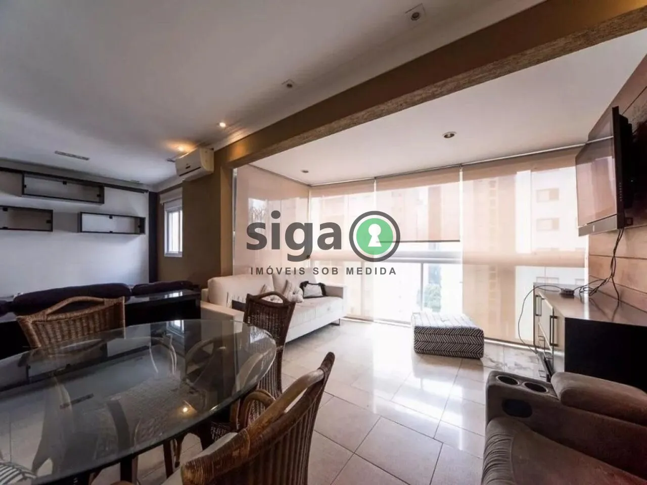Foto do imóvel Apartamento Moderno com Varanda e Ar-Condicionado no Coração da Vila Olímpia.