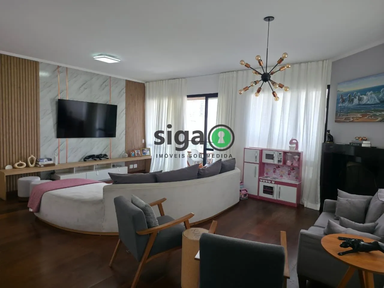 Imagem Apartamento com 3 quartos a Venda - Panamby -190m² - 4 vagas