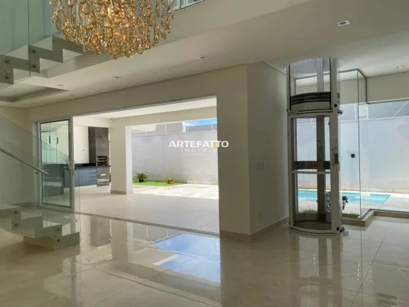 Imagem Casa de condomínio à venda, no Residencial São Vicente, em Franca, Chácara Espraiado, com 4 quartos, 306m2