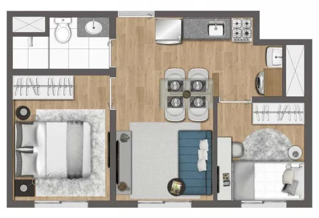 Imagem Apartamento com 1 Quarto à Venda, 34 m² em Butantã - São Paulo
