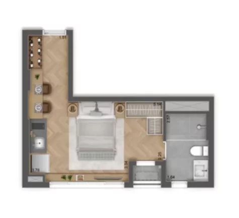 Imagem RAÍZES PREMIUM BUTANTÃ - MITRE - Aptos de 65m², a 750 metrôs do metrô Butantã Linha 4 Amarela!!