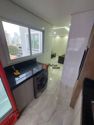 Imagem Cobertura com 3 dormitórios à venda, 124 m² por R$ 799.000 - Vila Scarpelli - Santo André/SP