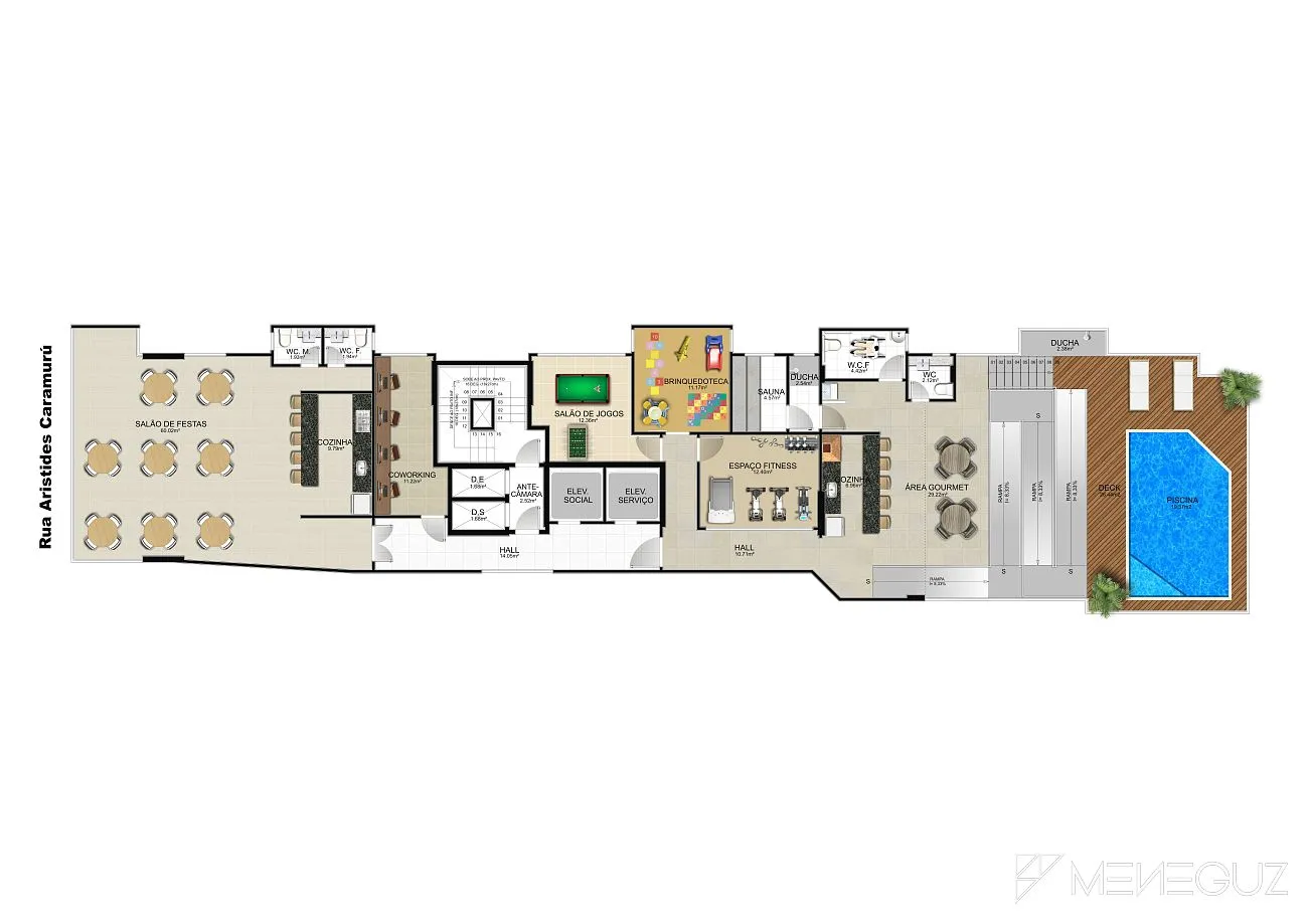 Imagem Exclusividade e pronto para morar: Apartamento 3 quartos no Solar do Porto com vista mar