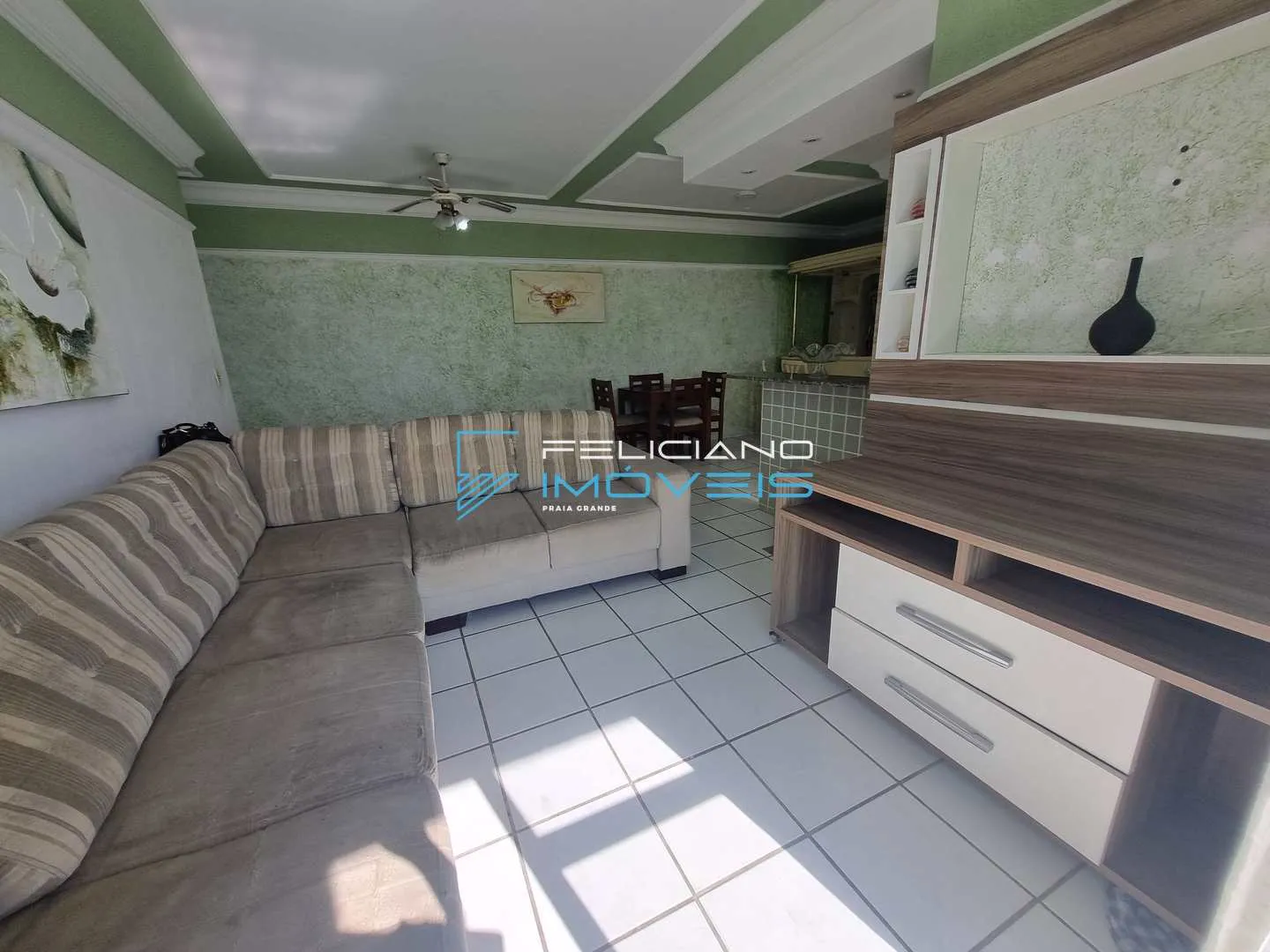Imagem Apartamento com 2 quartos, Caiçara, Praia Grande - R$ 467 mil, Cod: 5971