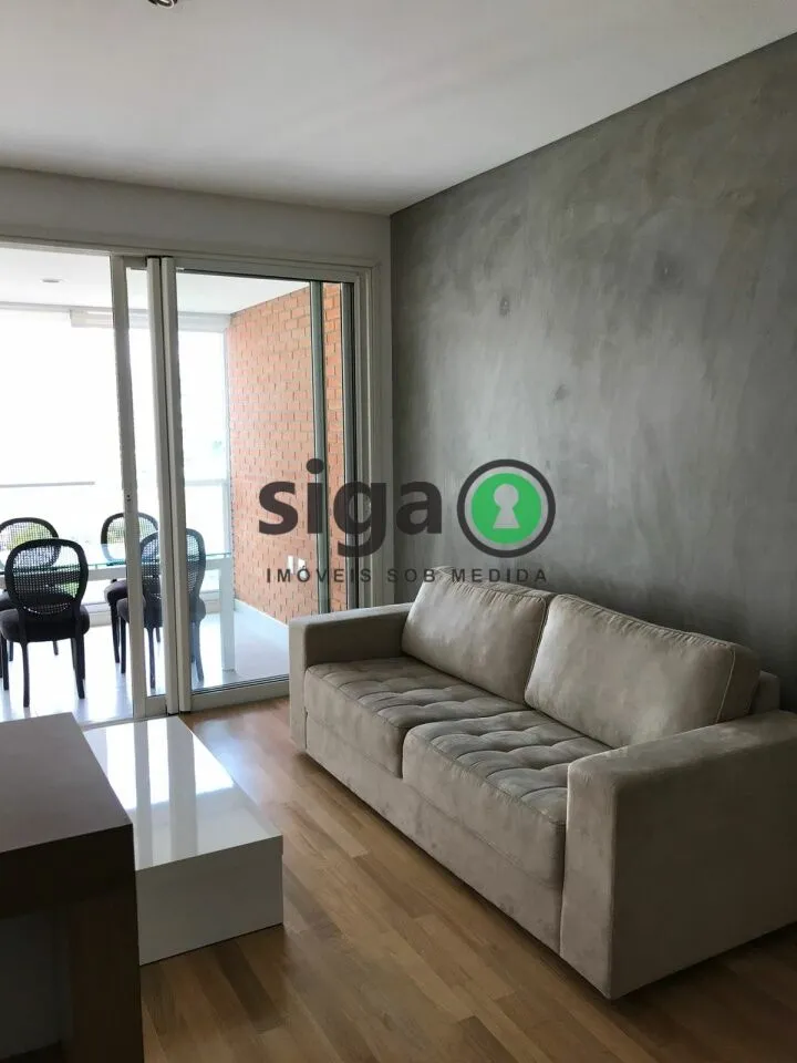 Imagem Pronto para Morar - Apartamento Mobiliado com 1 suíte e 2 Vagas , Acabamentos Sofisticados