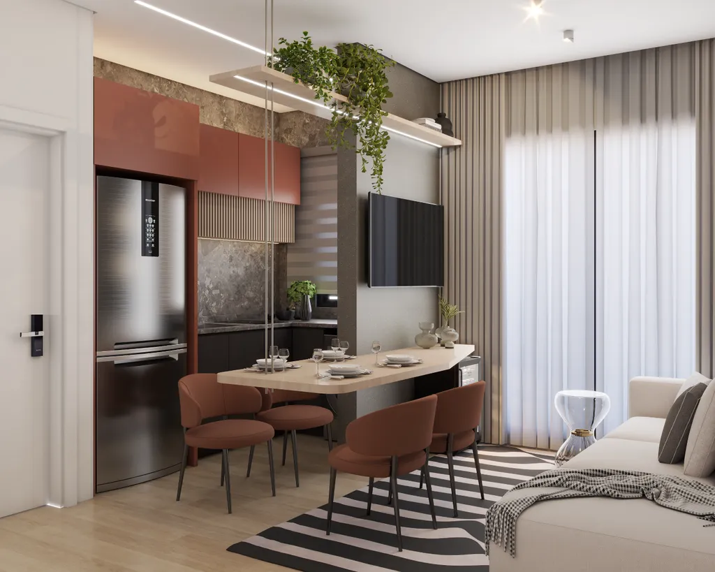 Imagem Cobertura de Luxo no Centro de Curitiba: 1 quarto, 2 banheiros, 77,01m² - Oportunidade Imperdível!