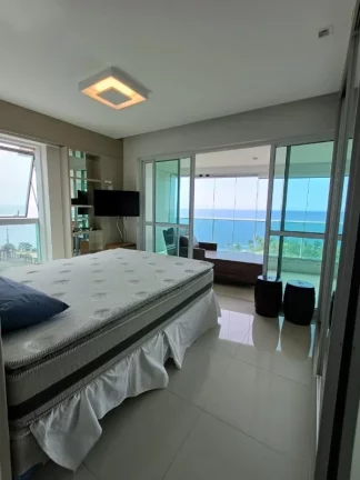 Imagem 3 Suítes, 141m2 privativos, no cheio de charme Morro Ipiranga - Barra, vista mar frontal e definitiva p/ o Cristo e Farol, mobiliado porteira fechada