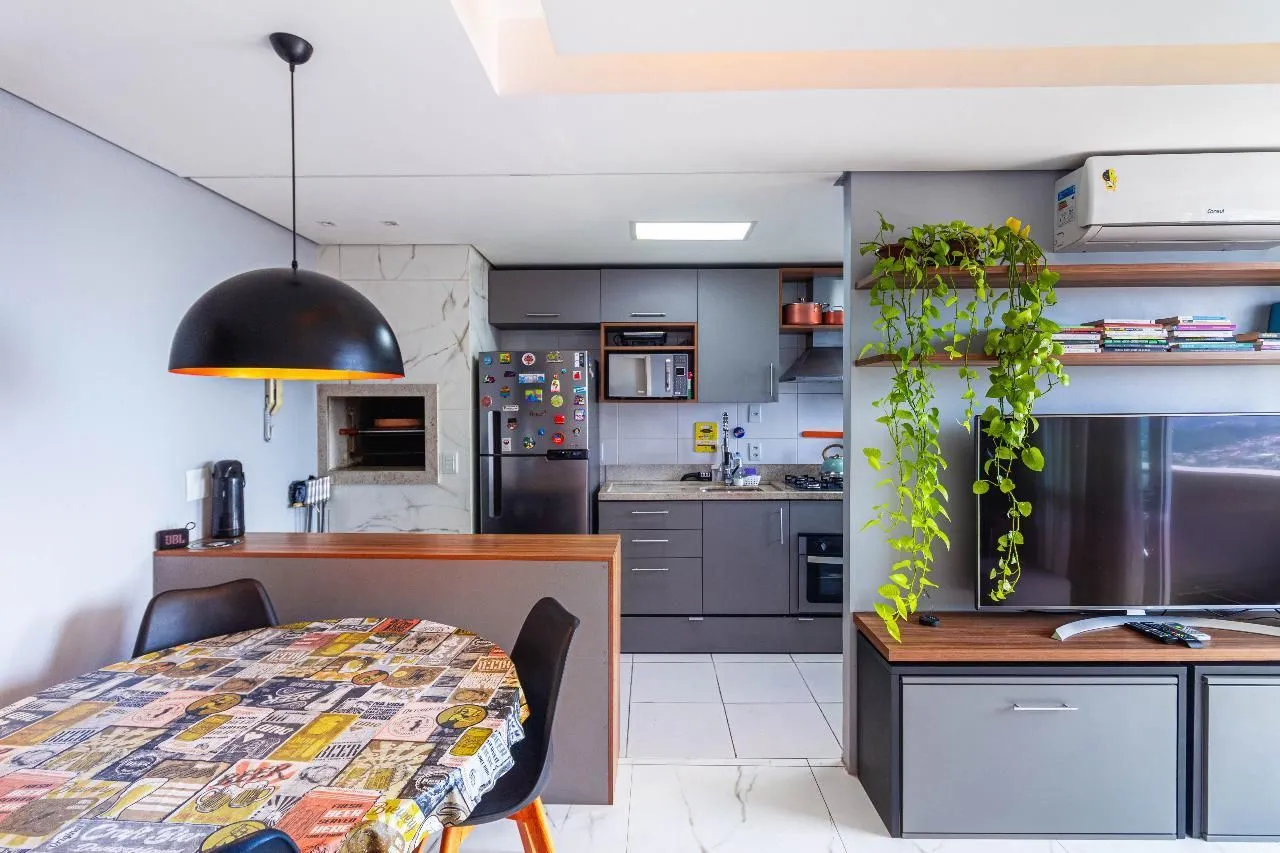 Imagem Apartamento de 1 dormitório mobiliado no pornto mais alto do Petrópolis,