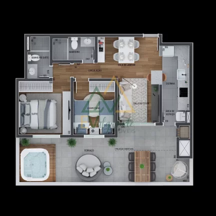 Imagem Apartamento à venda Bacacheri Curitiba PR