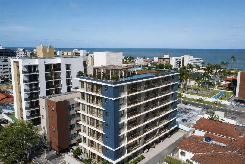 Imagem Apartamento moderno com vista para o mar, no Jardim Oceania, com 2 suítes, varanda gourmet e lazer completo. Ideal para morar ou investir.