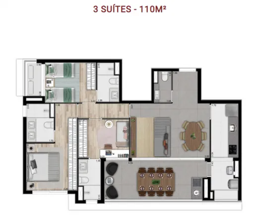 Imagem Apartamento com 3 Quartos à Venda, 110 m² em Vila Mariana - São Paulo