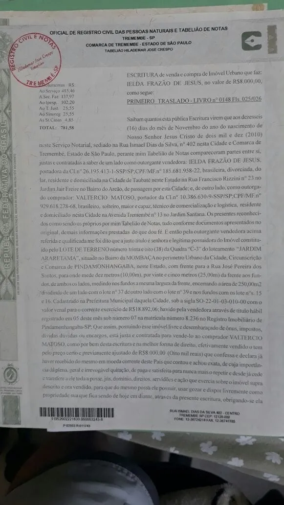 Imagem Casa à venda 2 Quartos, 3 Vagas, 250M², Conjunto Residencial Araretama, Pindamonhangaba - SP