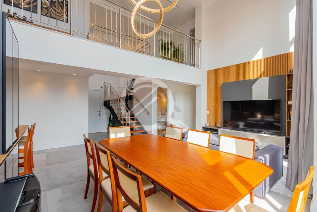 Imagem Apartamento Duplex de luxo de 182 m², 3 dormitórios sendo 2 amplas suítes e 3 vagas de garagem no...