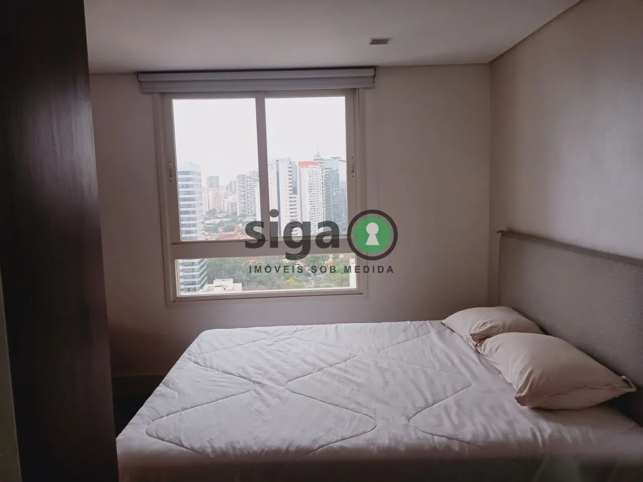 Imagem Apartamento Mobiliado com 1 quarto, 2 banheiros e 1 vaga para alugar no Brooklin