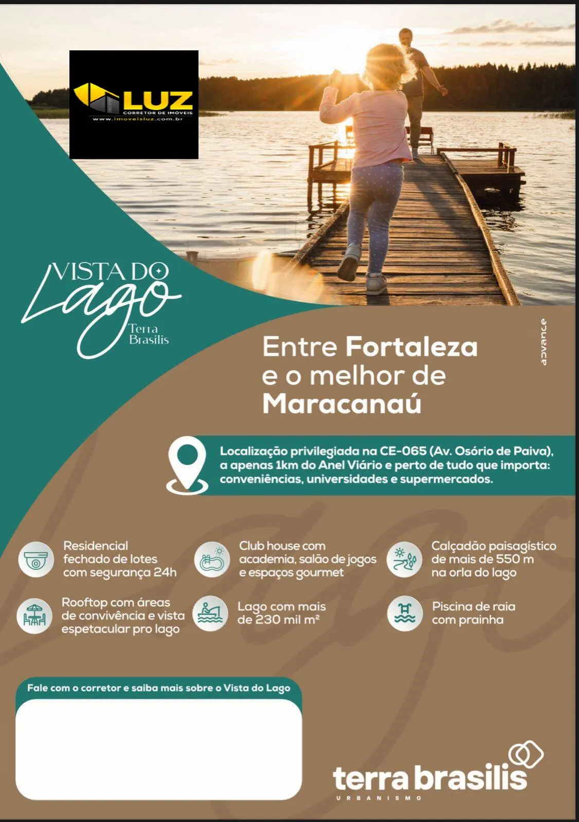 Imagem VISTA DO LAGO TERRA BRASILIS - UM NOVO MARCO EM MARACANAÚ