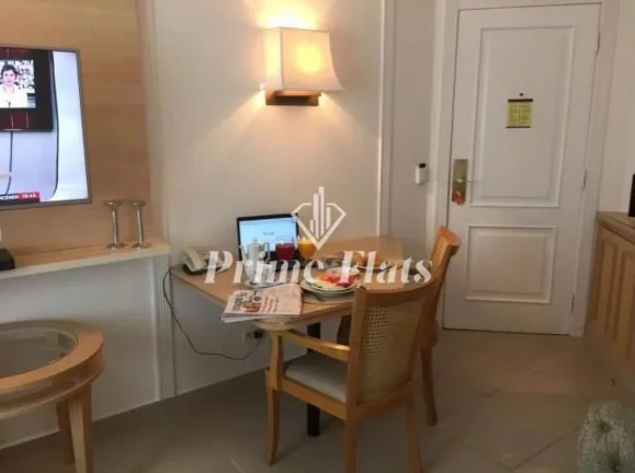 Imagem Flat disponível para locação no Hotel The Universe Paulista by Intercity, com 32,22m², 1 dormitório e 1 vaga