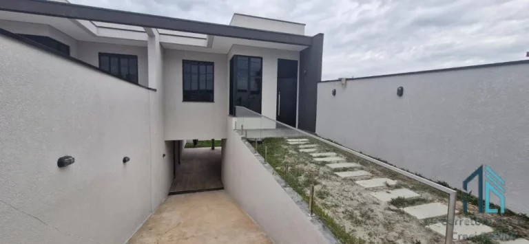 Casa nova, 02 quartos c/suíte, churrasqueira, no Jd Paulista em Campina Grande do Sul - PR