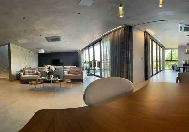 Imagem Casa moderna 4 quartos com piscina condomínio Alphaville - Vespasiano/MG
