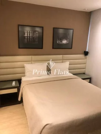 Foto do imóvel Flat disponível para locação no Staybridge Suítes São Paulo, com 38m², 1 dormitório e 1 vaga em Rua Bandeira Paulista