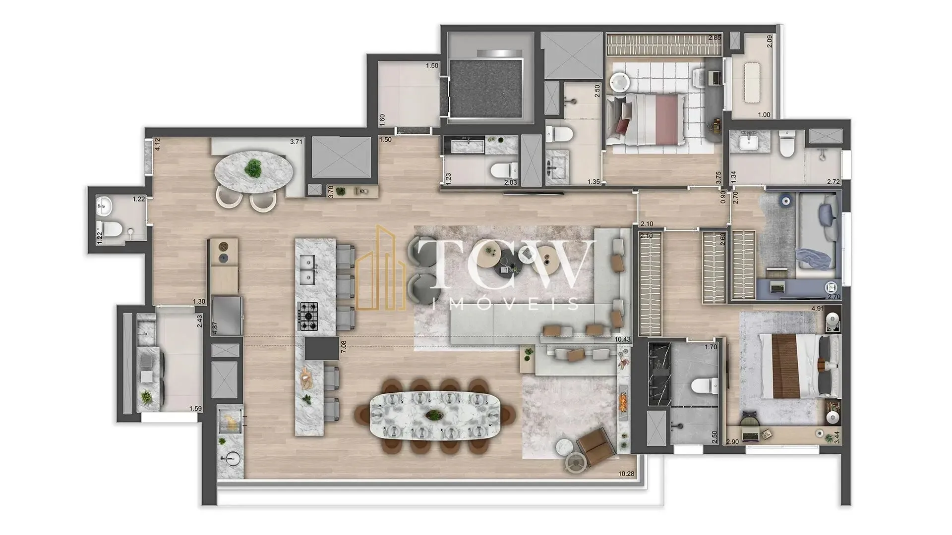 Imagem Apartamento à venda | 164m2 | BROOKLIN/SP
